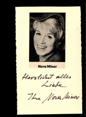 Nora Minor Original Signiert # BC 114715