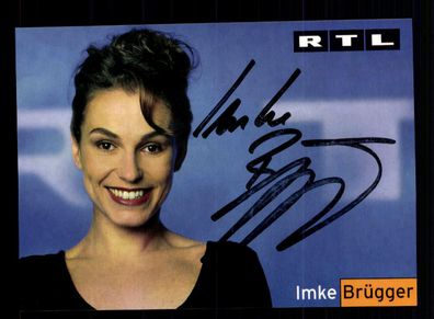 Imke Brügger RTL Autogrammkarte Original Signiert # BC 61418
