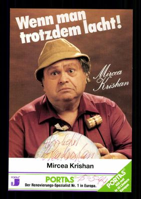 Mircea Krishan Autogrammkarte Original Signiert ## BC G 13855