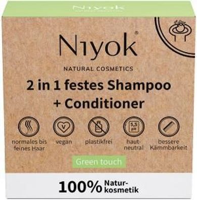 Niyok Festes Shampoo Green Touch - 80g