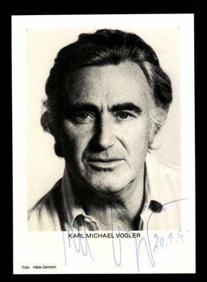 Karl Michael Vogler Autogrammkarte Original Signiert # BC 118299