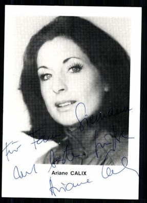 Ariane Calix Autogrammkarte Original Signiert ## BC 13397