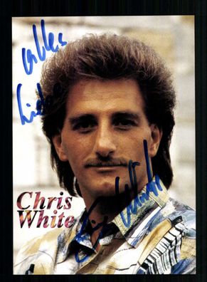 Chris White Autogrammkarte Original Signiert # BC 143280