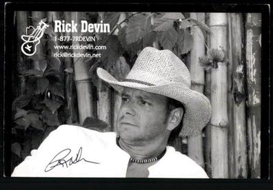 Rick Devin Autogrammkarte Original Signiert # BC G 24645
