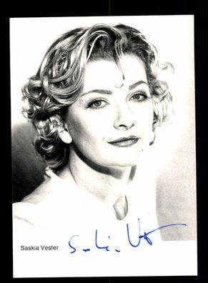 Saskia Vester Rüdel Autogrammkarte Original Signiert # BC 74236
