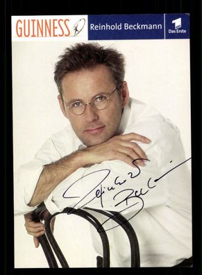 Reinhold Beckmann ARD Autogrammkarte Original Signiert # BC 73419