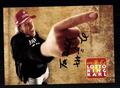 Lotto King Karl Autogrammkarte Original Signiert # BC 143578