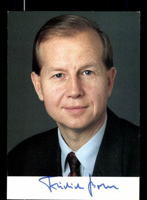 Friedrich Bohl Autogrammkarte Original Signiert # BC 143906