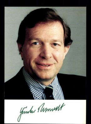 Günter Rexrodt Autogrammkarte Original Signiert # BC 144031