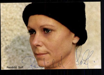 Reinhild Solf Autogrammkarte Original Signiert ## BC 27646