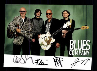 Blues Company Autogrammkarte Original Signiert ## BC 73044