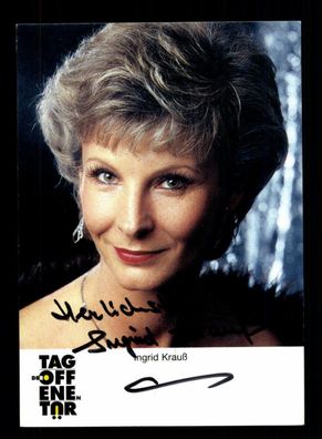 Ingrid Krauß Autogrammkarte Original Signiert ## BC 146766