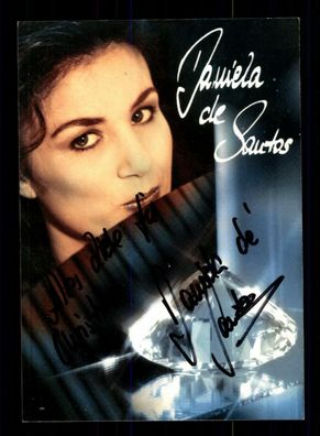Jamiela de Santos Autogrammkarte Original Signiert ## BC 147382