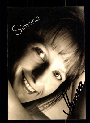 Simona Autogrammkarte Original Signiert ## BC 147461