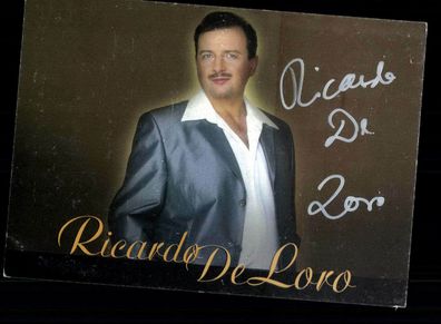 Ricardo de Loro Autogrammkarte Original Signiert ## BC 149549