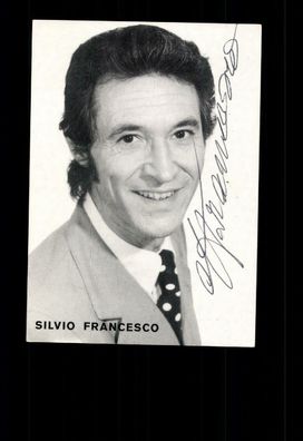 Silvio Francesco Autogrammkarte Original Signiert ## BC 149844