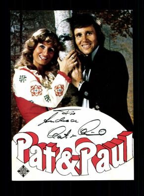 Pat und Paul Autogrammkarte Original Signiert ## BC 152782