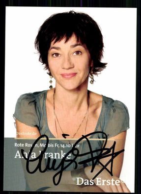 Anja Franke Rote Rosen Autogrammkarte Original Signiert ## BC 8908