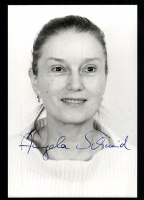 Angela Schmid Autogrammkarte Original Signiert ## BC 25214