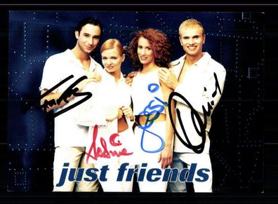Just Friends Autogrammkarte Original Signiert ## BC 154528