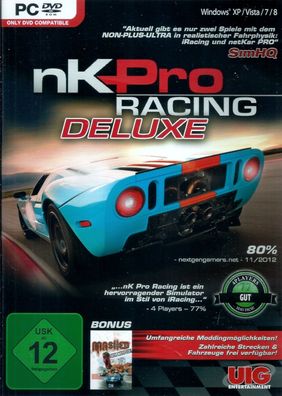 NK Pro Racing Deluxe (2013) PC-Rennspiel, Windows XP / Vista / 7, DVD-ROM