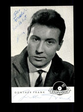 Günther Frank Autogrammkarte Original Signiert ## BC 154741
