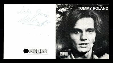 Tommy Roland Autogrammkarte Original Signiert ## BC 154858