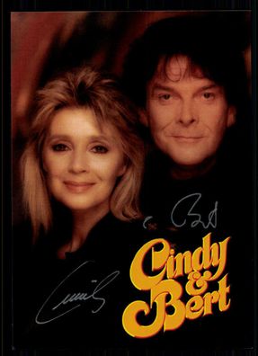 Cindy und Bert Autogrammkarte Original Signiert ## BC 36194