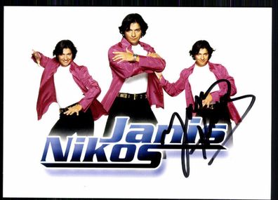 Janis Nikos Autogrammkarte Original Signiert ## BC 5145