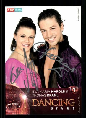 Eva Marold und Thomas Kraml Autogrammkarte Original Signiert ## BC 156874