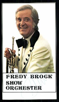 Fred Brocker Autogrammkarte Original Signiert ## BC G 9846