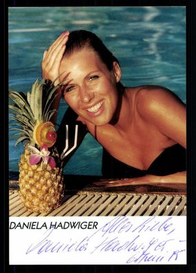 Daniela Hadwiger Autogrammkarte Original Signiert ## BC 25692