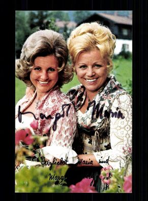 Maria und Margot Hellwig Autogrammkarte Original Signiert ## BC 157822