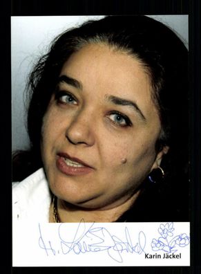 Karin Jäckel Autogrammkarte Original Signiert Schriftsteller # BC 135427
