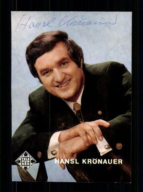 Hansl Krönauer Autogrammkarte Original Signiert ## BC 157995