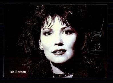 Iris Berben Autogrammkarte Original Signiert # BC 88111