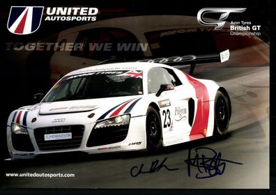 Matt Bell und Charles Bateman Autogrammkarte Original Motorsport ## BC G 26350