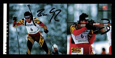Rico Gross Autogrammkarte Original Signiert Biathlon # BC G 28207 a