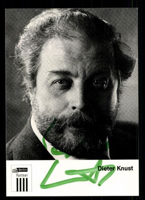 Dieter Knust Autogrammkarte Original Signiert # BC 45983