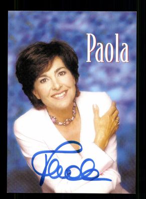 Paola Autogrammkarte Original Signiert ## BC 164096