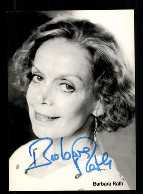 Barbara Rath Rüdel Autogrammkarte Original Signiert ## BC 164392