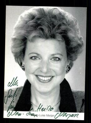 Marie Luise Marjan Lindenstraße Autogrammkarte Original Signiert ## BC 166978