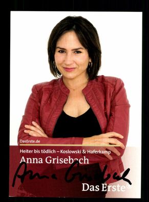Anna Grisebach Heiter bis tödlich Autogrammkarte Original ## BC 169677