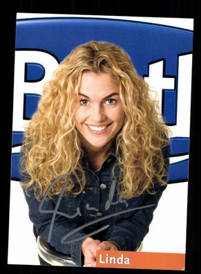 Linda Big Brother Autogrammkarte Original Signiert ## BC 169838