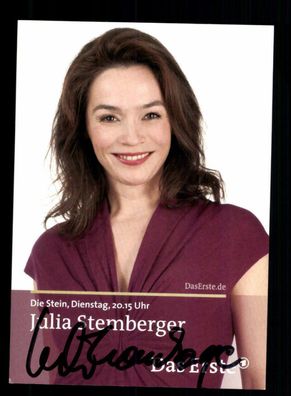 Julia Stemberger Die Stein Autogrammkarte Original Signiert ## BC 170263