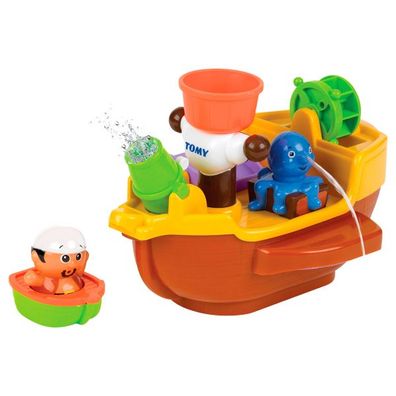 TOMY 71602 Toomies Piratenschiff Wasserspielzeug Ship Pirate Badewanne Kleinkind