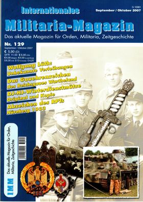 Internationales Militaria Magazin IMM Nr.129