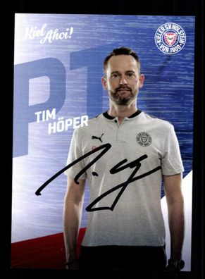 Tim Höper Autogrammkarte Holstein Kiel 2020-21 Original Signiert