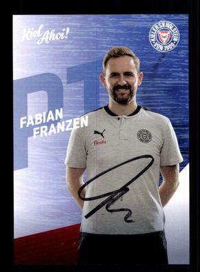 Fabian Franzen Autogrammkarte Holstein Kiel 2020-21 Original Signiert