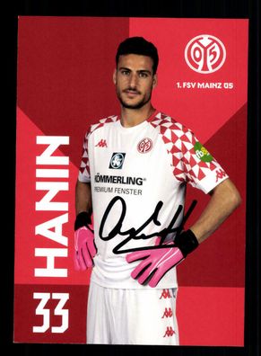 Omer Hanin Autogrammkarte FSV Mainz 05 2020-21 Original Signiert